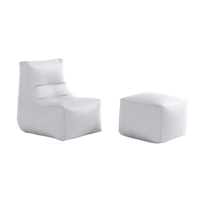 Armchair with pouf, Morfino - Casamania