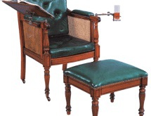 Chair with Ottoman for feet, Camerin