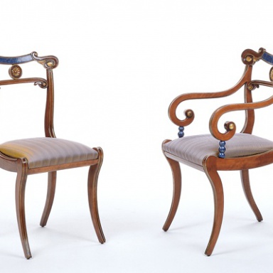 Chair with high back