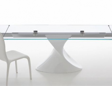 Dining table on a metal frame, Tonin Casa