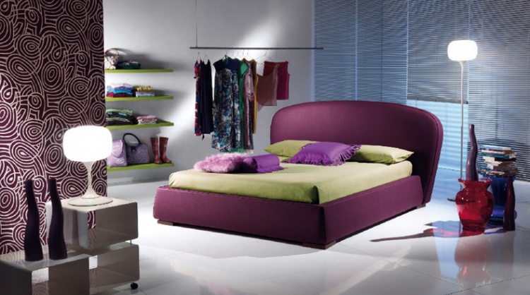 Bed with upholstered headboard Fashion, Bodema