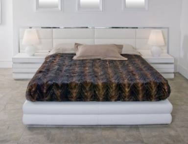 Double bed with a hidden frame, Wama