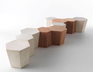 Modular system of seats Hexagon, Horm