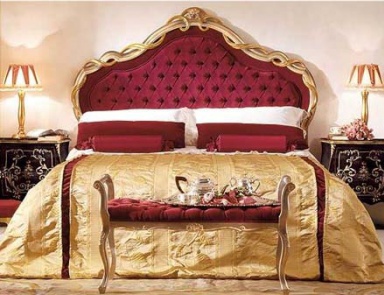 Double bed with high headboard, Signorini & Coco