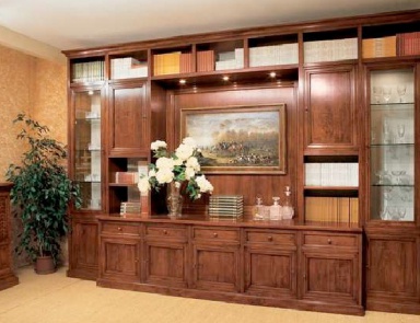 Wall frame made of solid cherry and walnut Galileo, Bamax