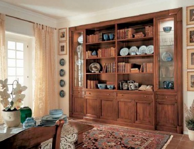 Wall frame made of solid cherry and walnut Galileo, Bamax