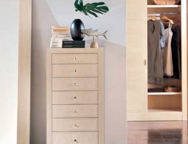 A chest of drawers on a frame of solid oak Jamila, Bamax