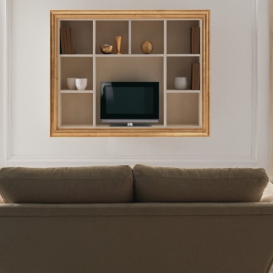 Library Cabinet for TV Greta