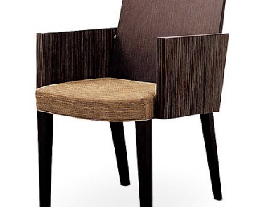 Chair with armrests, Riva - Roche Bobois