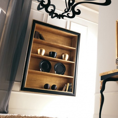 Library cupboard-showcase “righe” Zoe