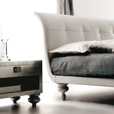 Bed with upholstered headboard Letto Keope II