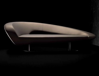 Sofa with metal legs, Speed Up Roche Bobois