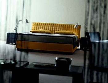 The SIMILAN TRAPUNTATO bed, Orizzonti