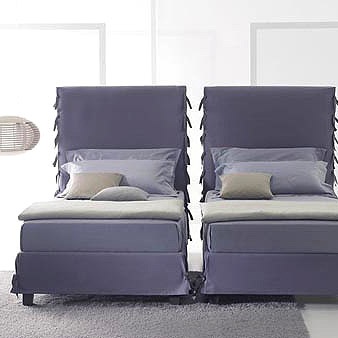 The HIGH WHITE bed LETTO SINGOLO