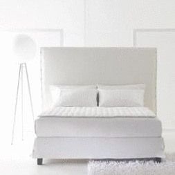 LETTO bed WHITE HIGH