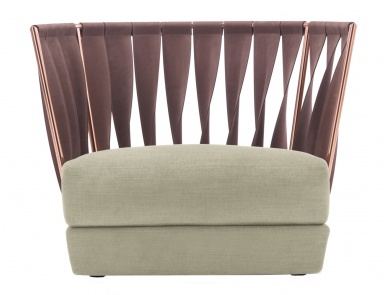 A chair with a high back armchair Twist, Cantori