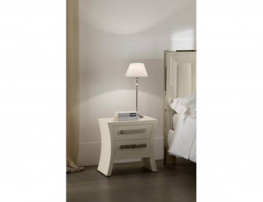 Richard nightstand bedside solid wood, Cantori