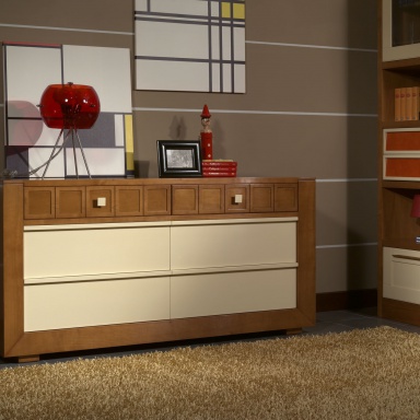 The drawers in the nursery