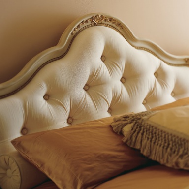 Bed with upholstered headboard – Letto Gemma