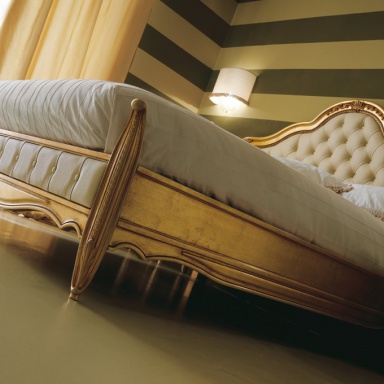 Bed with upholstered headboard – Letto Gemma