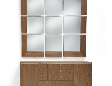 Chest of drawers, Chet - Rattan wood