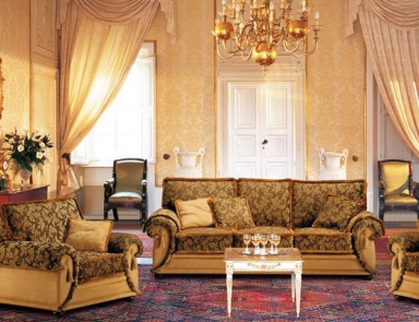 Sofa legs made of solid wood upholstered in fabric Amy 3, BM Style