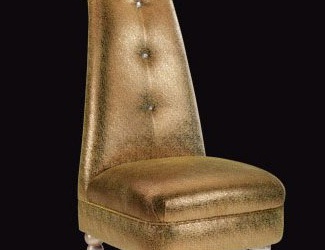 Chair on wooden legs upholstered in fabric Lucrezia, BM Style
