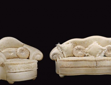 Armchair upholstered in fabric Matilde, BM Style