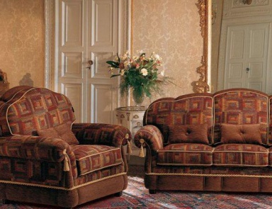 Armchair upholstered in fabric Principe - Siviglia, BM Style