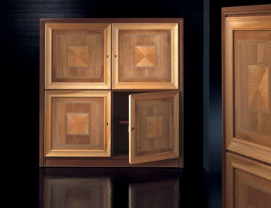 Sideboard with hinged doors, Seven sedie perfectly