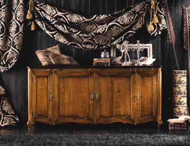 A chest of drawers with hinged doors, Stella Del Mobile