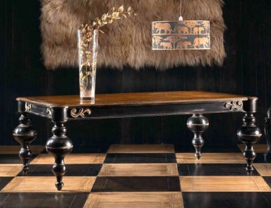 Dining table with curly legs, Stella Del Mobile