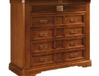 A chest of drawers on a frame of solid poplar 4276/34, Bruno Piombini