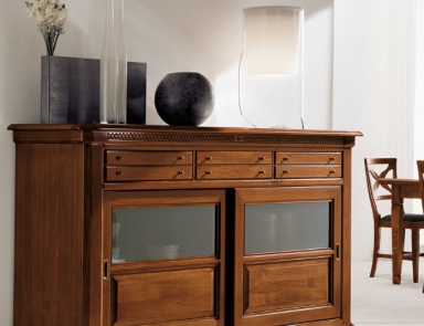 The snack bar on a frame of solid poplar 4216Z / 4216P, Bruno Piombini