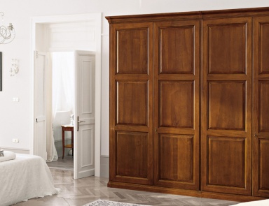 Wardrobe modular on a frame of solid poplar 4499, Bruno Piombini