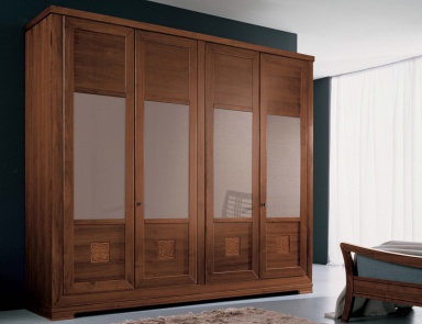 Wardrobe on a frame of beech 8096W / 8096T, Bruno Piombini