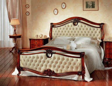 Bedroom with a frame made of wood poplar or Tulip tree 6025 Isabella, Antonelli Moravio