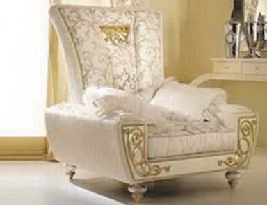 The high-backed chair, Blu Diamond - Lanpas