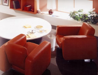 Chair with armrests, Cesare - Meritalia