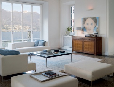 Sideboard with frame in solid poplar, Bruno Piombini