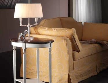 Coffee table with body in solid wood and wood veneer finish Comp30, Arcari