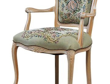 Chair with frame in solid wood and upholstery of textile fabric LXV 30/31, Arcari