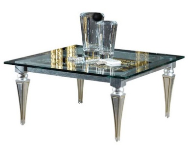 Coffee table with body in solid wood T08, Arcari