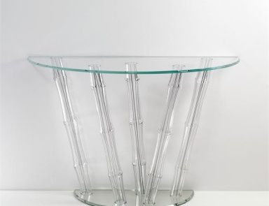 The console body is made of glass Bamboo, Reflex Angelo