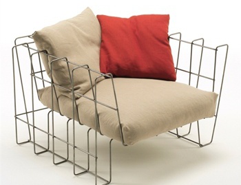 The Hoop Chair, Armchair, Living Divani