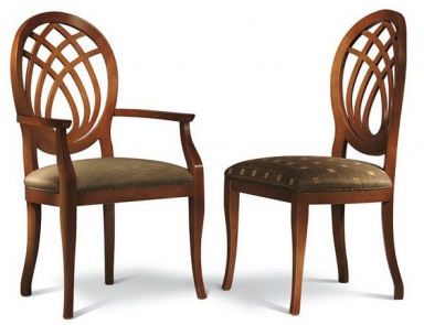 Chair with a curved backrest, Bakokko