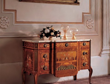 A chest of drawers on high legs, Bakokko