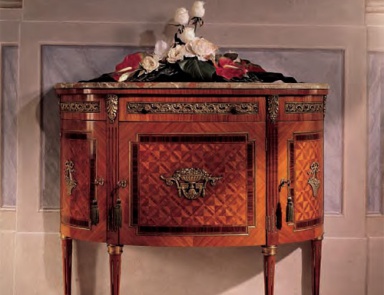 Wooden chest of drawers on high legs, Bakokko