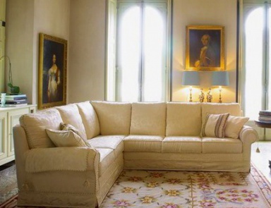 Corner sofa with a hidden frame, Biba Salotti