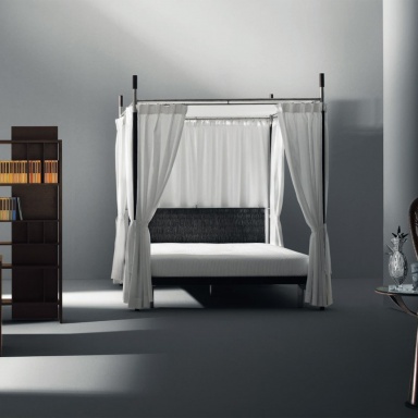 A four-poster bed Edward II